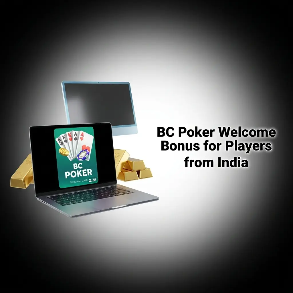 BC Poker welcome bonus for India players with deposit rakeback, UPI options and claim button