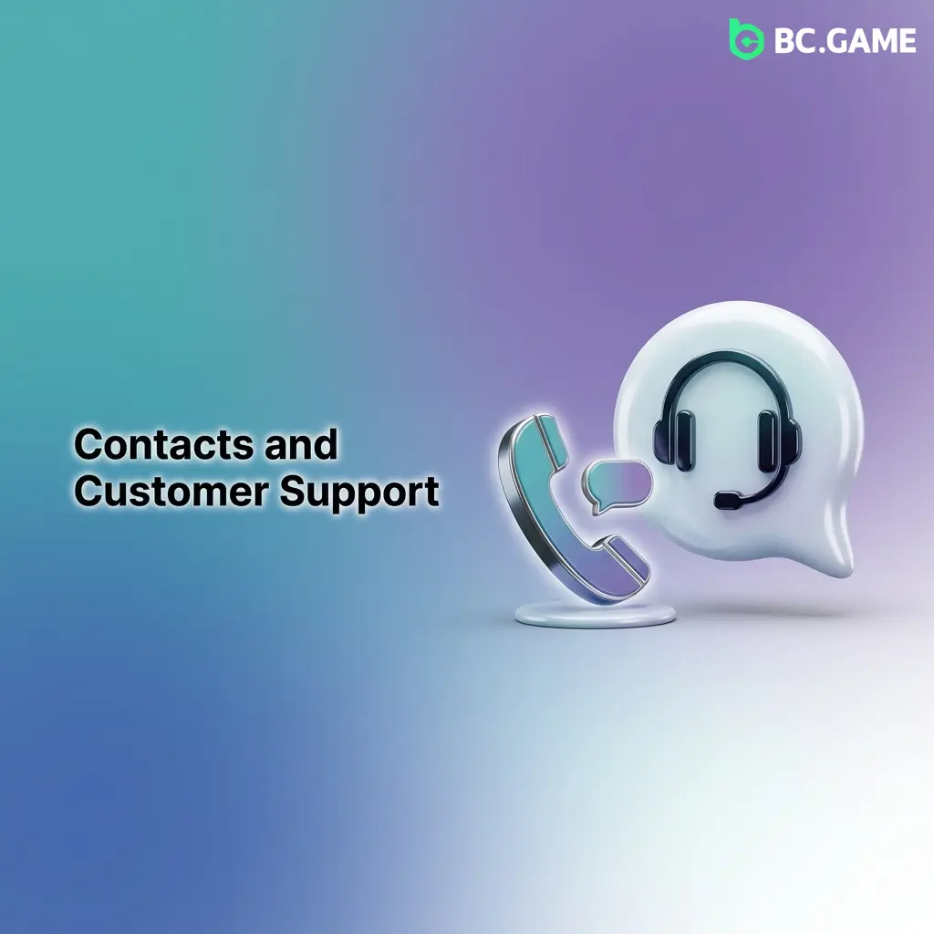 BC Game customer support contacts with 24/7 live chat, email, Help Centre and security assistance for India players