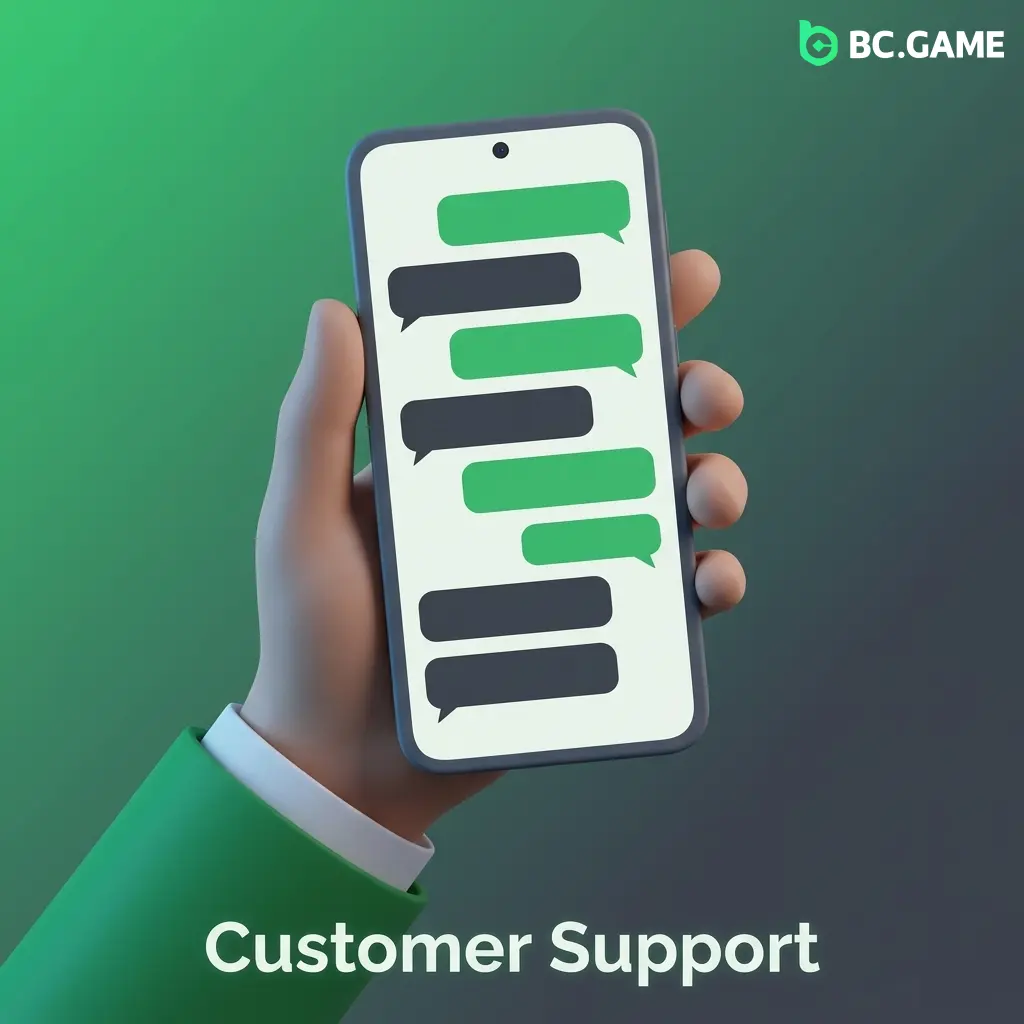 BC Game customer support options for withdrawals, KYC verification, payment limits and failed transactions
