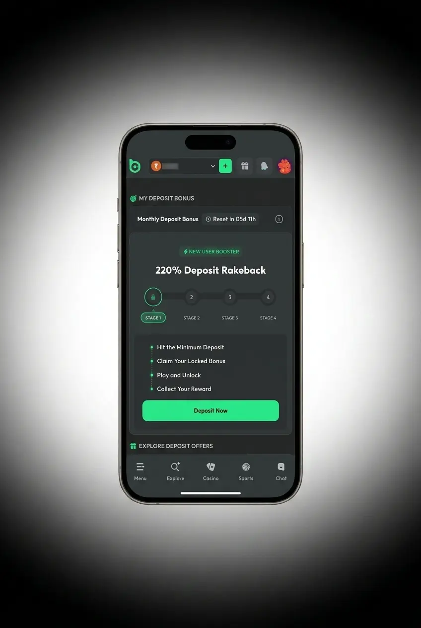 Step-by-step guide to applying a bonus code during deposit setup and claiming eligible welcome rewards