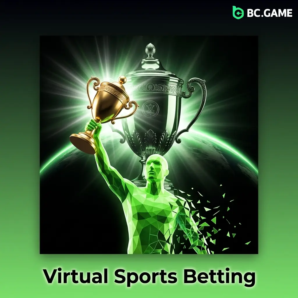 Virtual sports betting lobby with football, basketball, horse racing and greyhound racing at BC Game India
