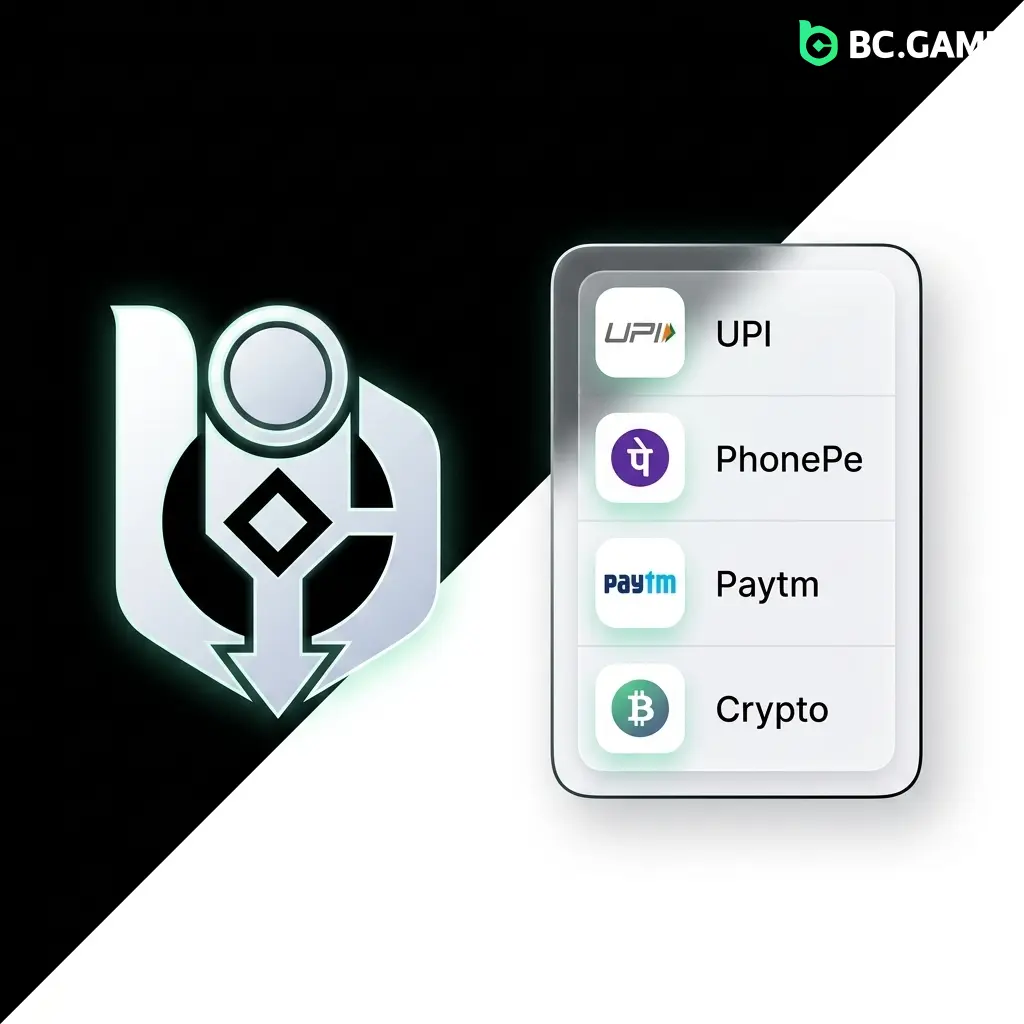 BC Game India withdrawal methods with UPI, PhonePe, Paytm and crypto payout steps