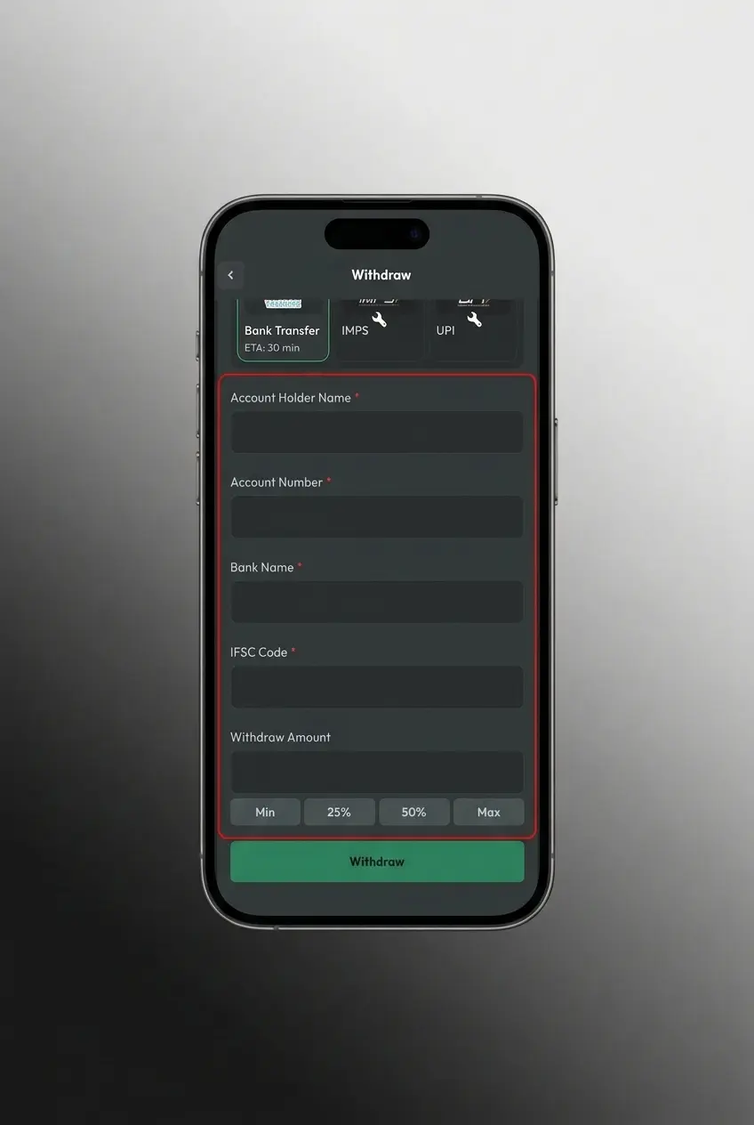 BC Game withdrawal guide showing wallet, payment methods, KYC, limits and transaction tracking steps